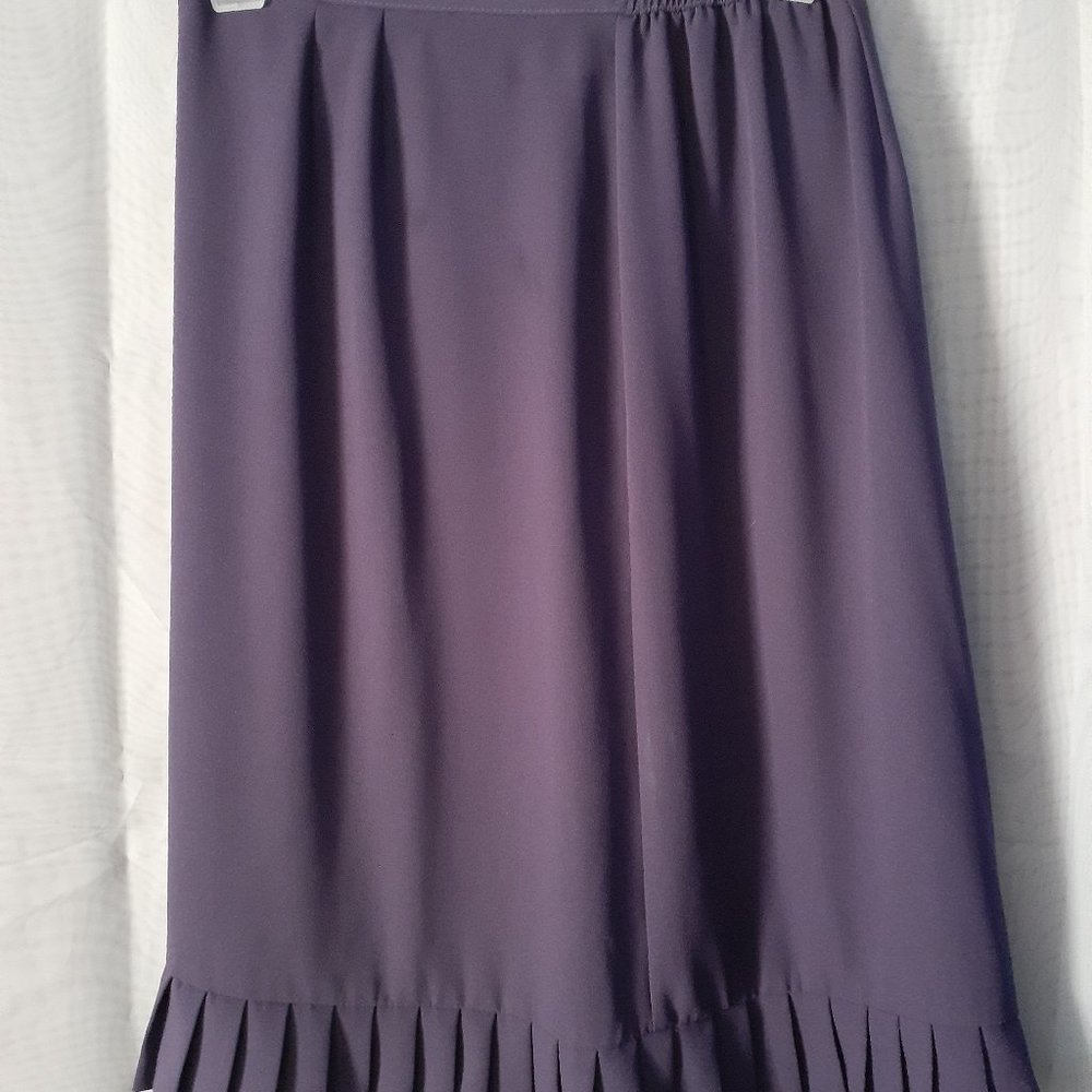Jessica London Plus Size Pre-Owned Ruffled Skirt